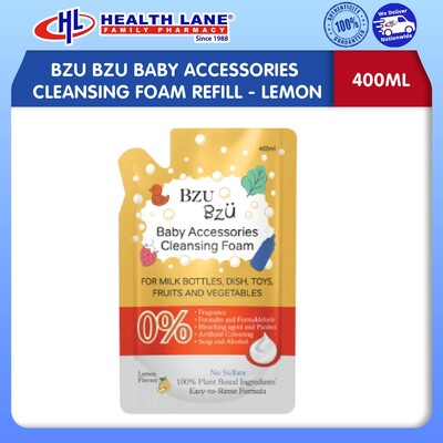 BZU BZU BAYI ACCESSORIES CLEANSING BERBUIH REFILL (400ML) - LEMON
